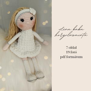 Léna baba horgolásminta amigurumi - diy (csináld magad) - szabásminta, útmutató - horgolási minta - Meska.hu