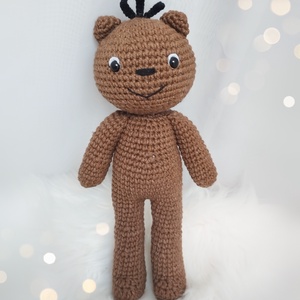 Boribon maci horgolásminta amigurumi - Meska.hu