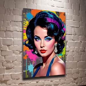 Elizabeth Taylor  Pop Art vászonkép 40x60 cm, Otthon & Életmód, Dekoráció, Kép & Falikép, Vászonkép, Fotó, grafika, rajz, illusztráció, MESKA