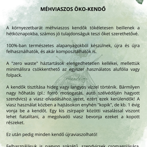 Méhviaszos kendő új mintákkal karácsonyra is - otthon & életmód - konyhafelszerelés, tálalás - konyhai textil - szalvéta - Meska.hu