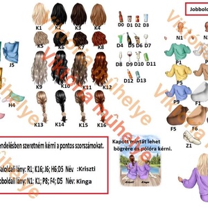 Legjobb barátnő bögre  - otthon & életmód - konyhafelszerelés, tálalás - tálalás - bögre & csésze - Meska.hu