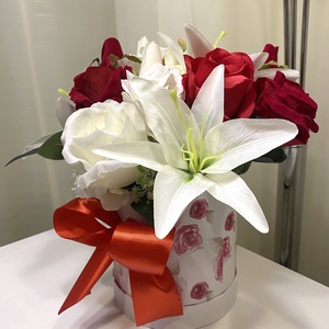 Prémium virágbox, virágdoboz, asztaldísz  - otthon & lakás - dekoráció - virágdísz és tartó - csokor & virágdísz - Meska.hu