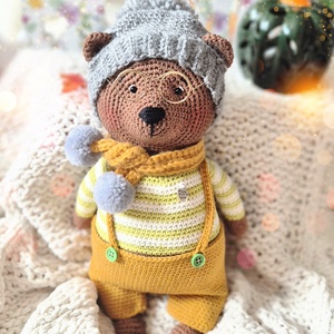 Horgolt maci, amigurumi medve - játék & sport - plüssállat & játékfigura - maci - Meska.hu