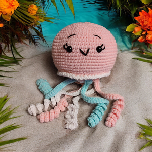 Medusa amigurumi figura, Játék & Sport, Plüssállat & Játékfigura, Polip, Horgolás, Hímzés, MESKA