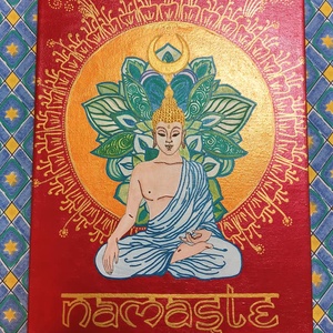 Meditáló Buddha - otthon & életmód - dekoráció - kép & falikép - vászonkép - Meska.hu