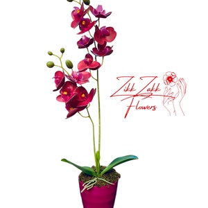 Púder Rózsaszín Orchidea - Elegancia és Frissesség - otthon & életmód - dekoráció - virágdísz és tartó - váza - Meska.hu