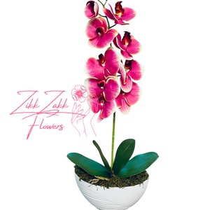 Rózsaszín Orchidea - Elegancia és Frissesség, Otthon & Életmód, Dekoráció, Virágdísz és tartó, Csokor & Virágdísz, , MESKA