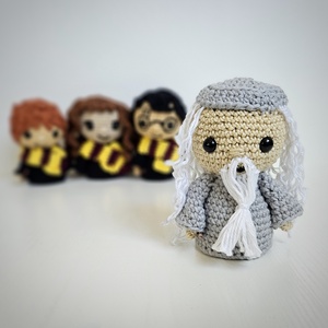 Albus Dumbledore horgolt figura , Játék & Sport, Plüssállat & Játékfigura, Más figura, Horgolás, MESKA