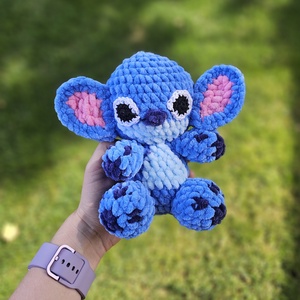 Stitch horgolt plüss, Játék & Sport, Plüssállat & Játékfigura, Más figura, Horgolás, MESKA