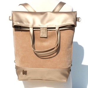 SuziartBag Beige szövetes 2in1 hátizsák - táska & tok - kézitáska & válltáska - válltáska - Meska.hu